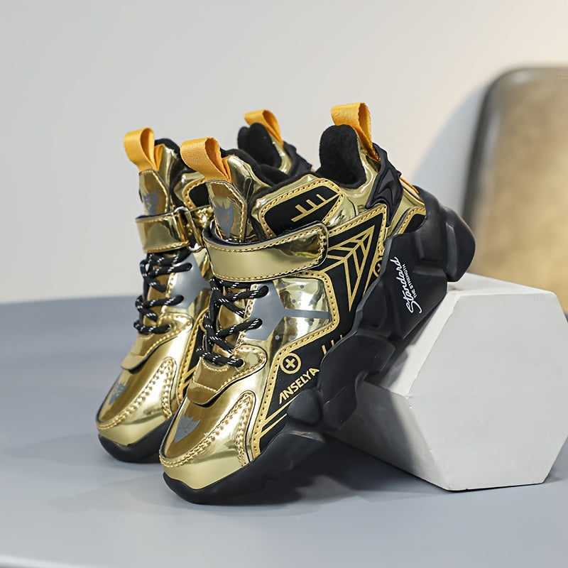 Zapatos deportivos impermeables antideslizantes y resistentes para niños para actividades al aire libre