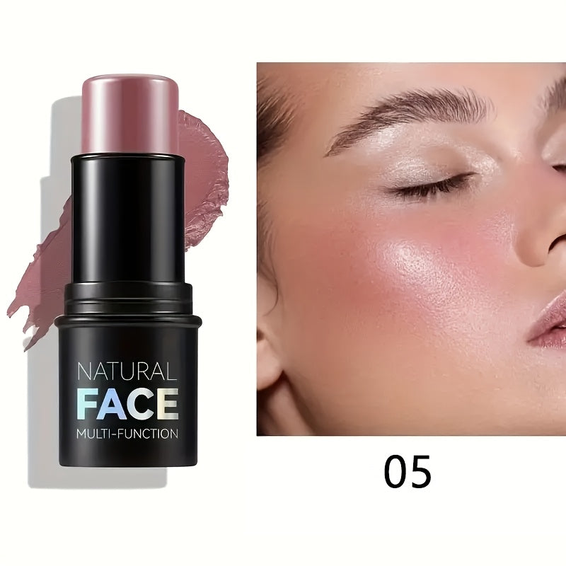 Natural Face Highlighter Stick Multi-Function Cream for Concealer, Blush, Contour
