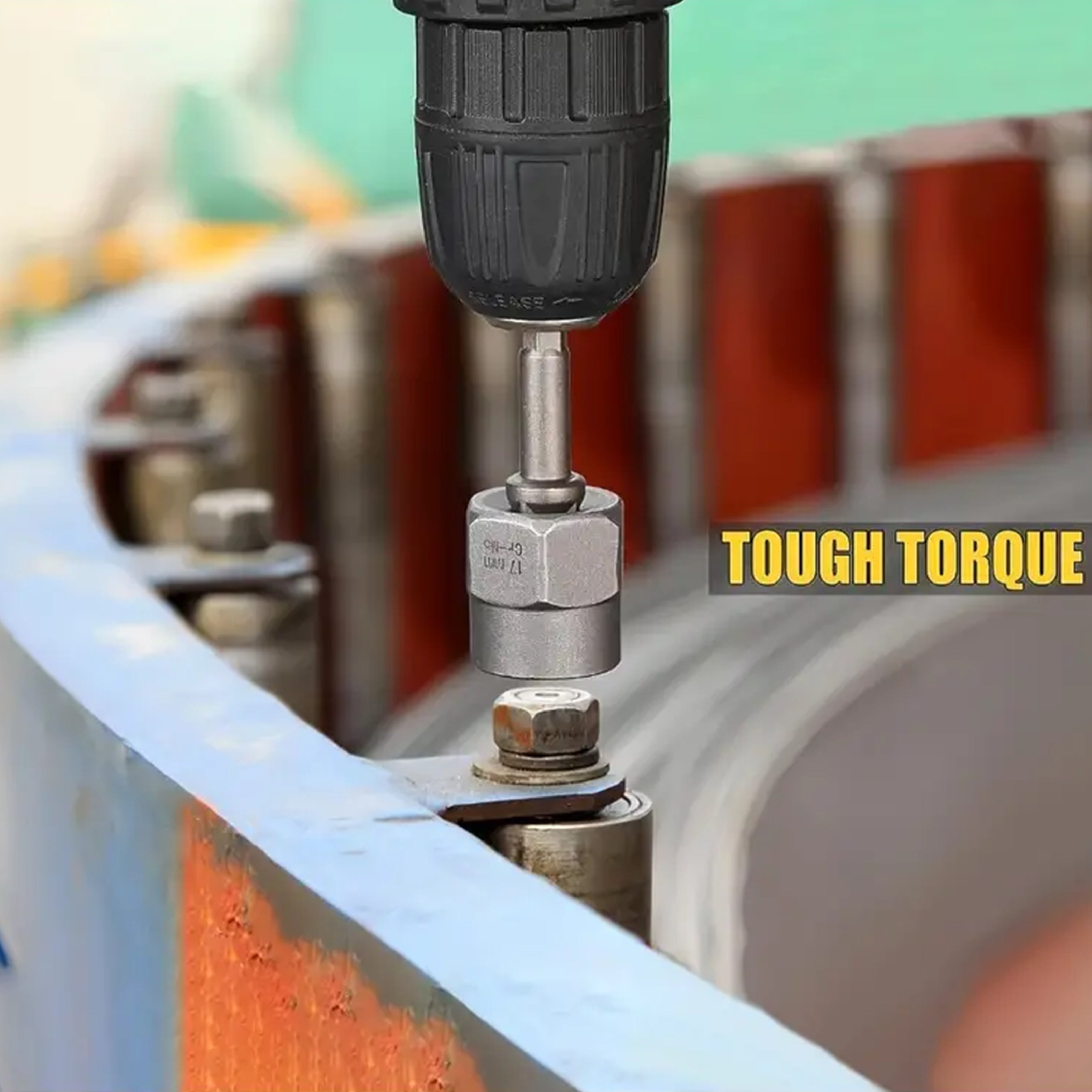 15pcs Nut Extractor Set Bolt and Nut Remover with Socket Adapter for Damaged Bolts