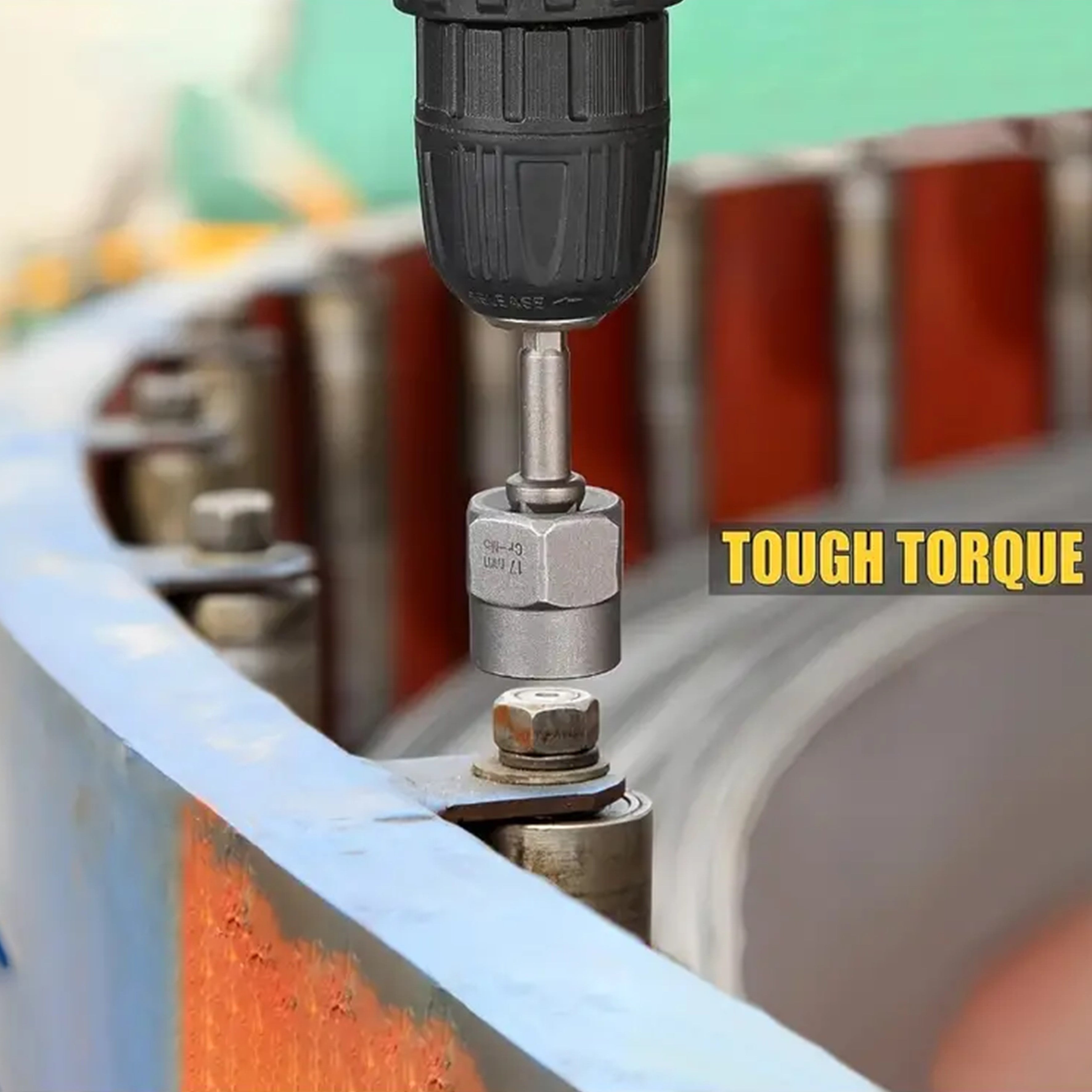 15pcs Nut Extractor Set Bolt and Nut Remover with Socket Adapter for Damaged Bolts