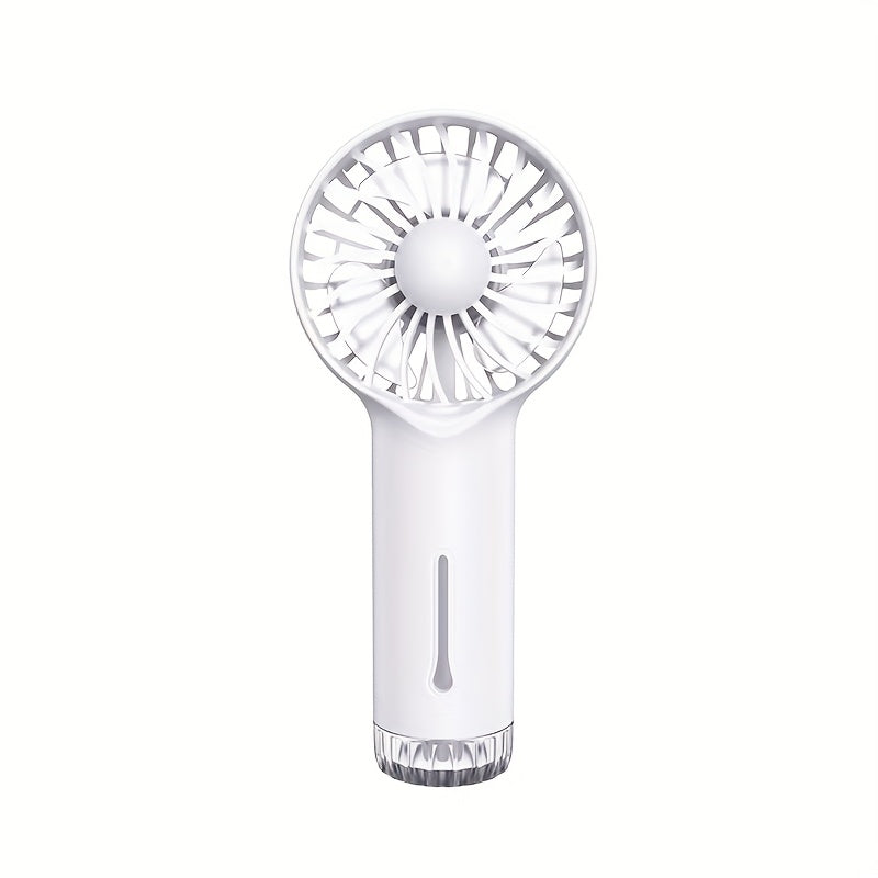 Portable Mist Spray Fan with USB Charging 3-Speed Rechargeable Battery for Skincare and Travel