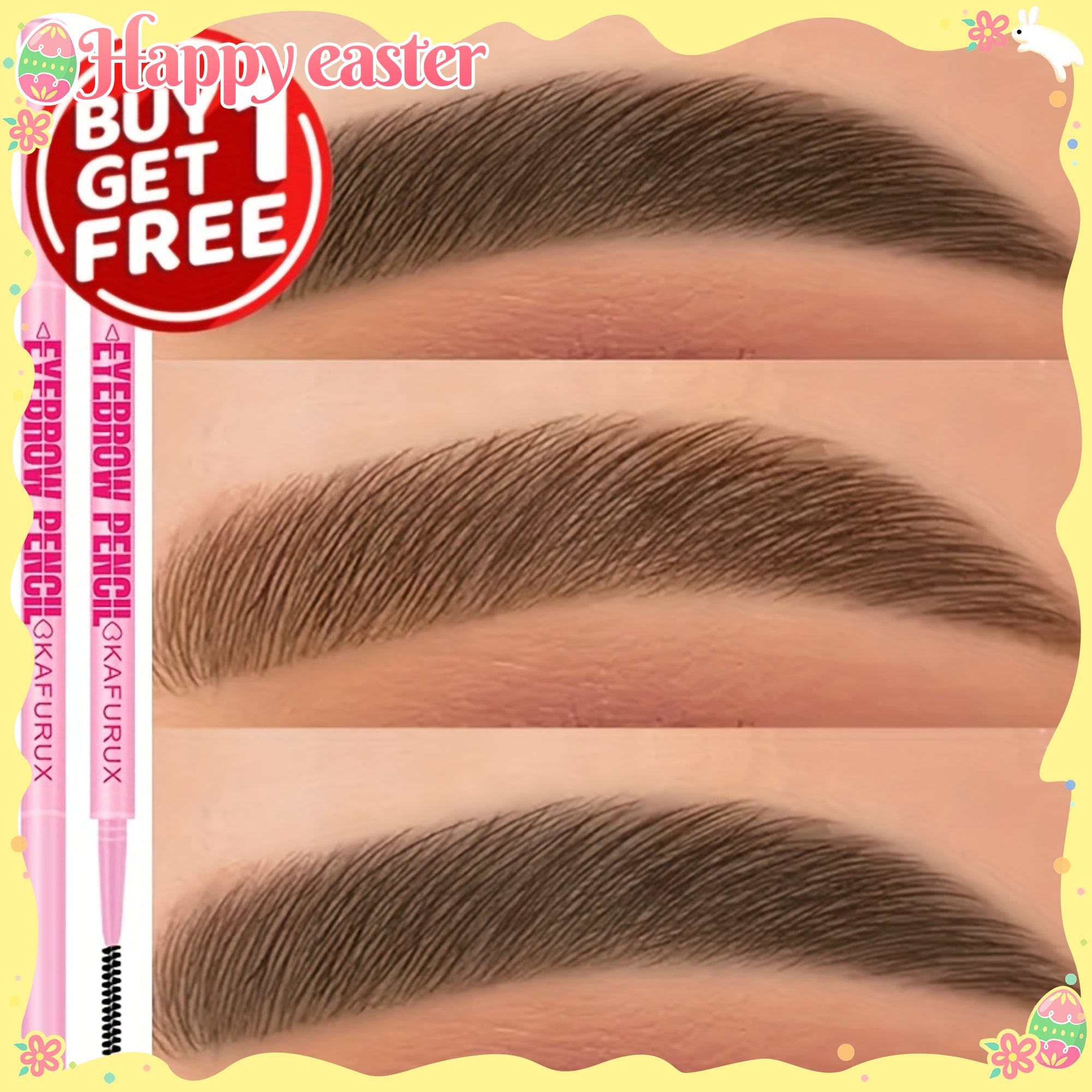 Unisex Waterproof Long-Lasting Eyebrow Pencil Brown Black Earth Tones