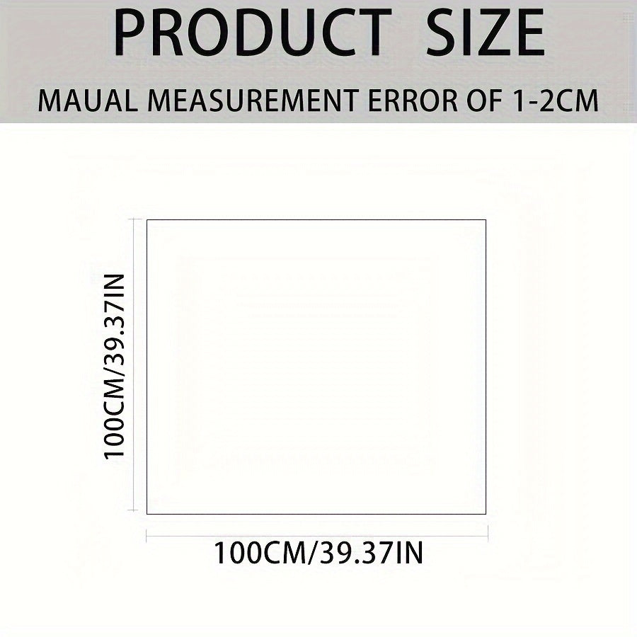 Baby Blanket for Infants 0-3 Years Knit Fabric Cartoon Bean Pattern Khaki Floral All-Season