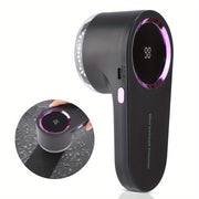 USB Rechargeable Fabric Shaver with LED Display Electric Lint Remover for Clothes Bedding Furniture
