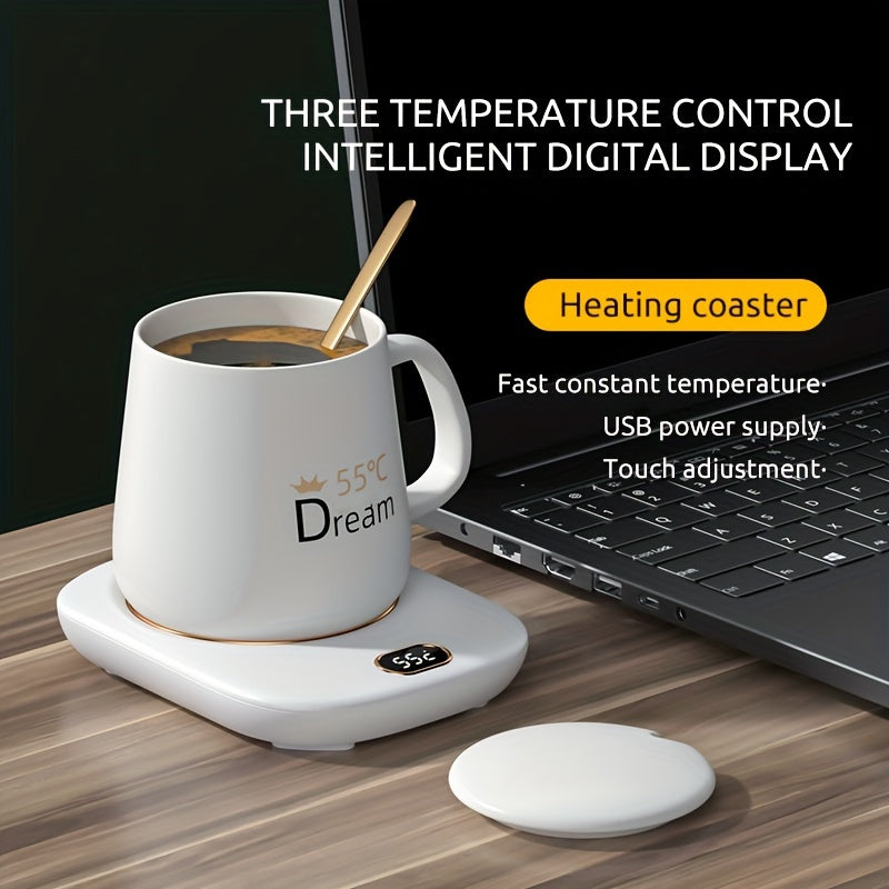 Electric Heating Pad for Home Office Desk with 3 Warmth Settings