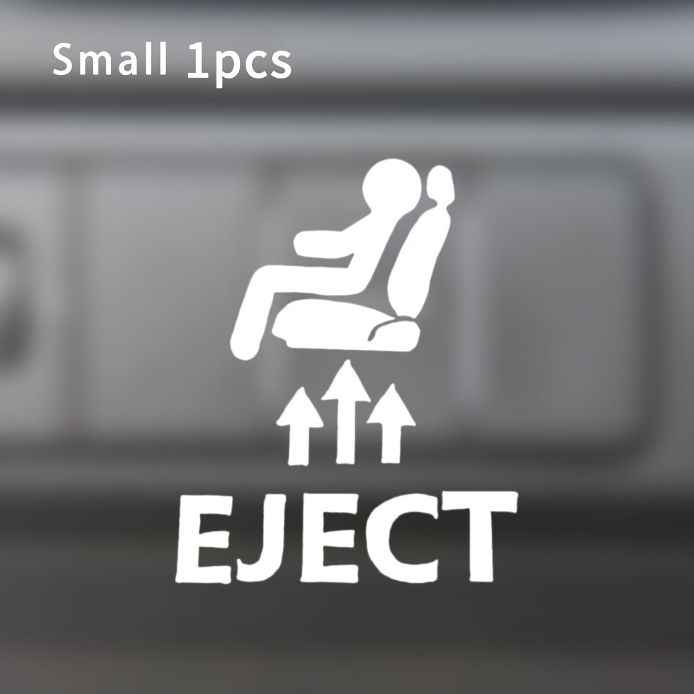 Transport vositasi paneli ejector o‘rindiq tugmasi stiker, bardoshli qog‘oz, avtomobil ichki aksessuari