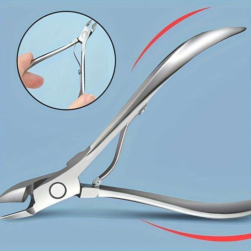 Unisex Stainless Steel Cuticle Nipper Dead Skin Remover Manicure Tool