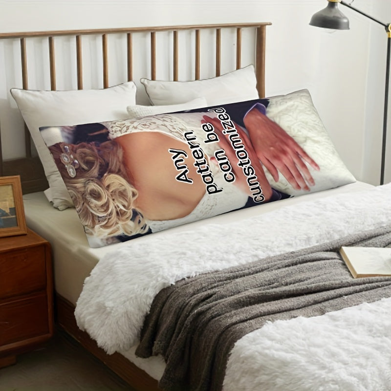 Personalized Double-Sided Plush Body Pillowcase 20x54 Custom Memory Gift