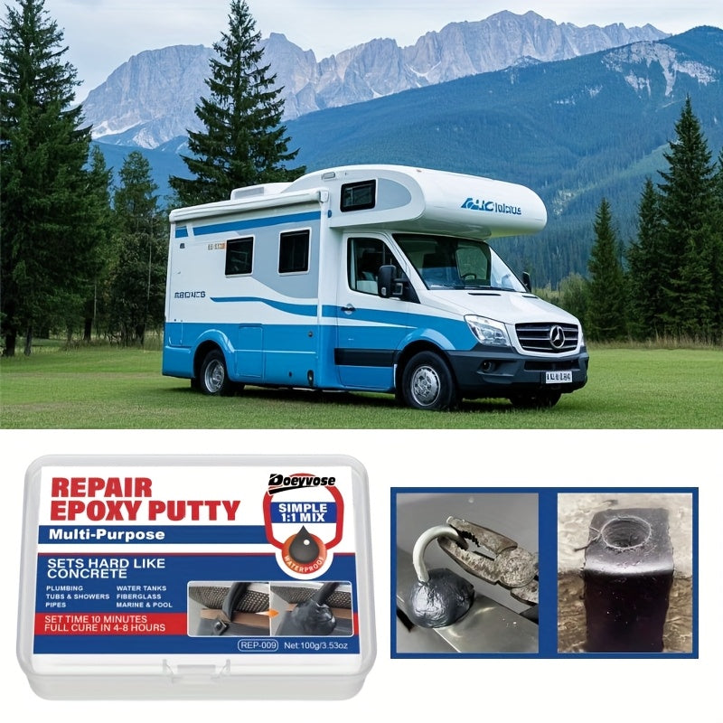 Epoxy Repair Putty Waterproof Metal Plastic Stone Fast-Drying Steel