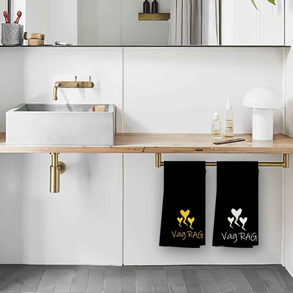 Cotton Heart Kitchen Towel Square 1g/㎡ Knit Fabric Valentine's Day Wedding Gift for Girlfriend