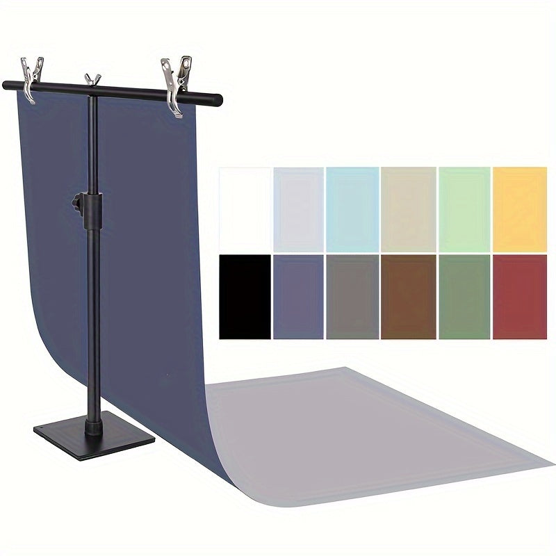 6pcs Double-Sided Morandi Color Photography Background Paper 87x57cm Waterproof Reusable Flat Lay Backdrops