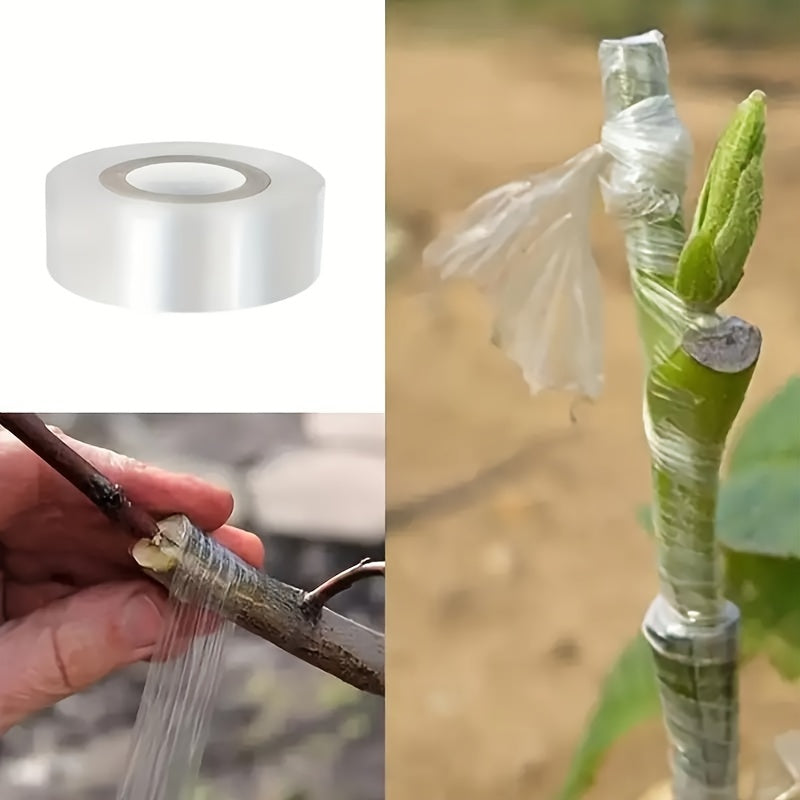 4-Pack Stretchable PE Plastic Grafting Wraps Self-Adhesive Tree Support