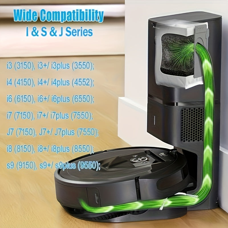 Replacement Vacuum Bags Compatible with Various Robot Models Durable PP Material