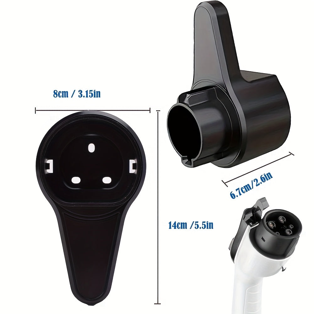 Soporte de pared para cable de carga EV para J1772, organizador de cables, gancho de pared