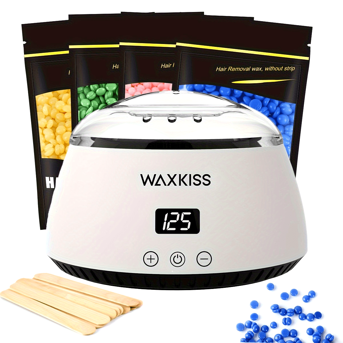 Унисекс воскоплав 500 мл с умным сенсорным управлением для полного удаления волос