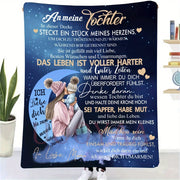 Flannel Blanket for Women with Envelope Design Soft Warm Gift for Daughter