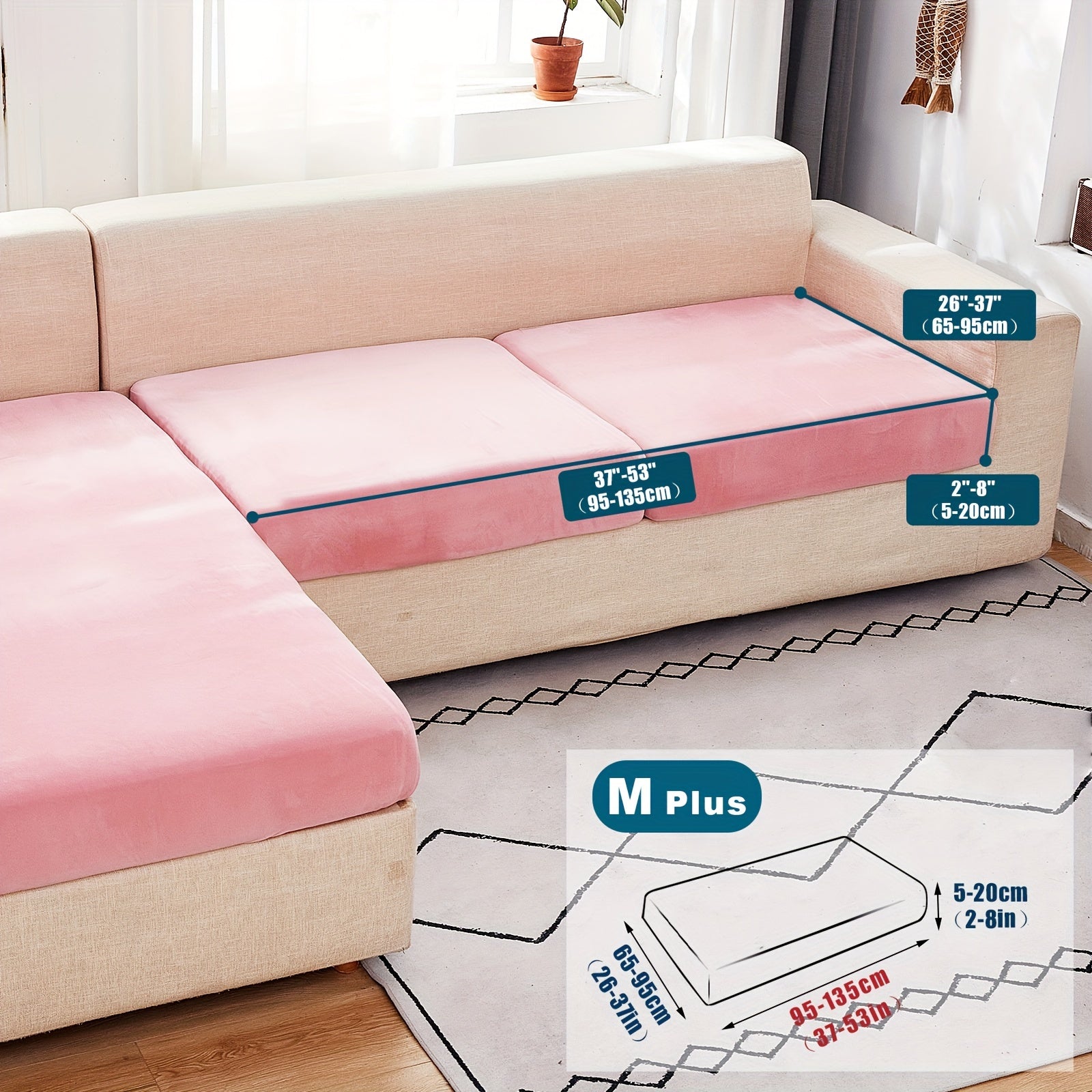 Велюровый чехол для дивана/подушки для домашних животных, пылезащитный и мягкий чехол для дивана для домашнего декора.