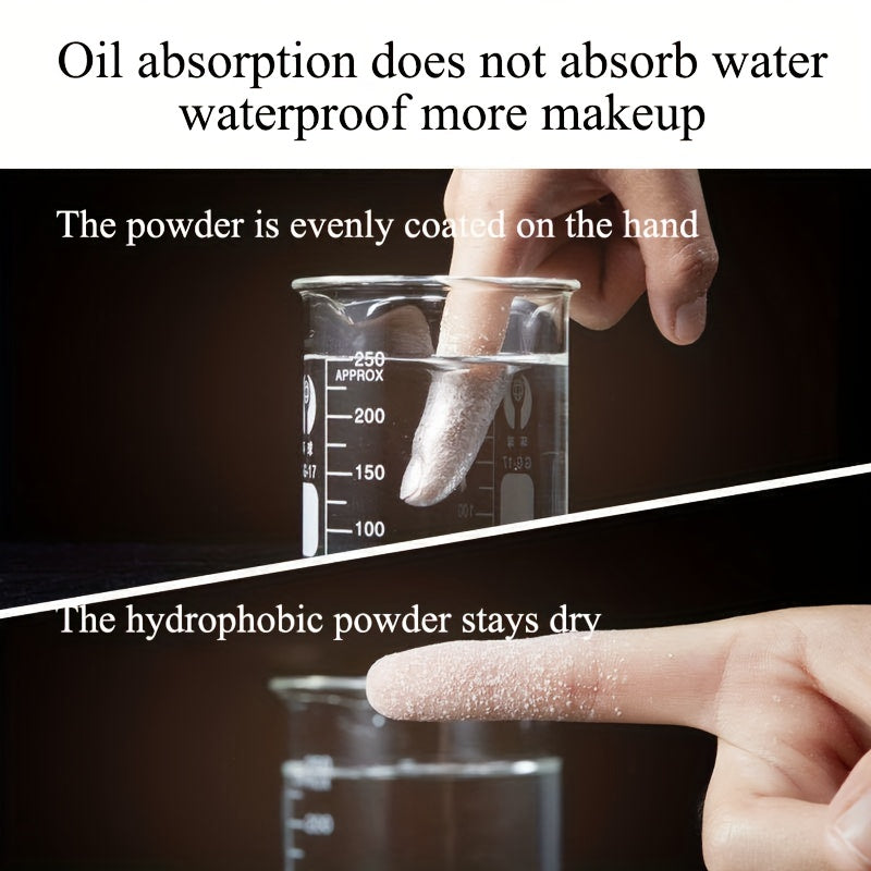 Polvo suelto fijador de maquillaje a prueba de agua, control de grasa, resistente al sudor, acabado mate para todo tipo de piel