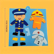 Educational Emoticon Cognitive Puzzle for Kids Dress Up Characters Kindergarten Learning Toy