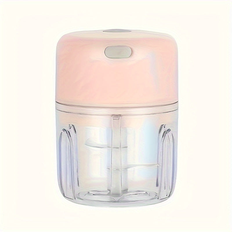 Electric Mini Food Chopper Rechargeable Small Food Processor 250ml Garlic Onion Ginger
