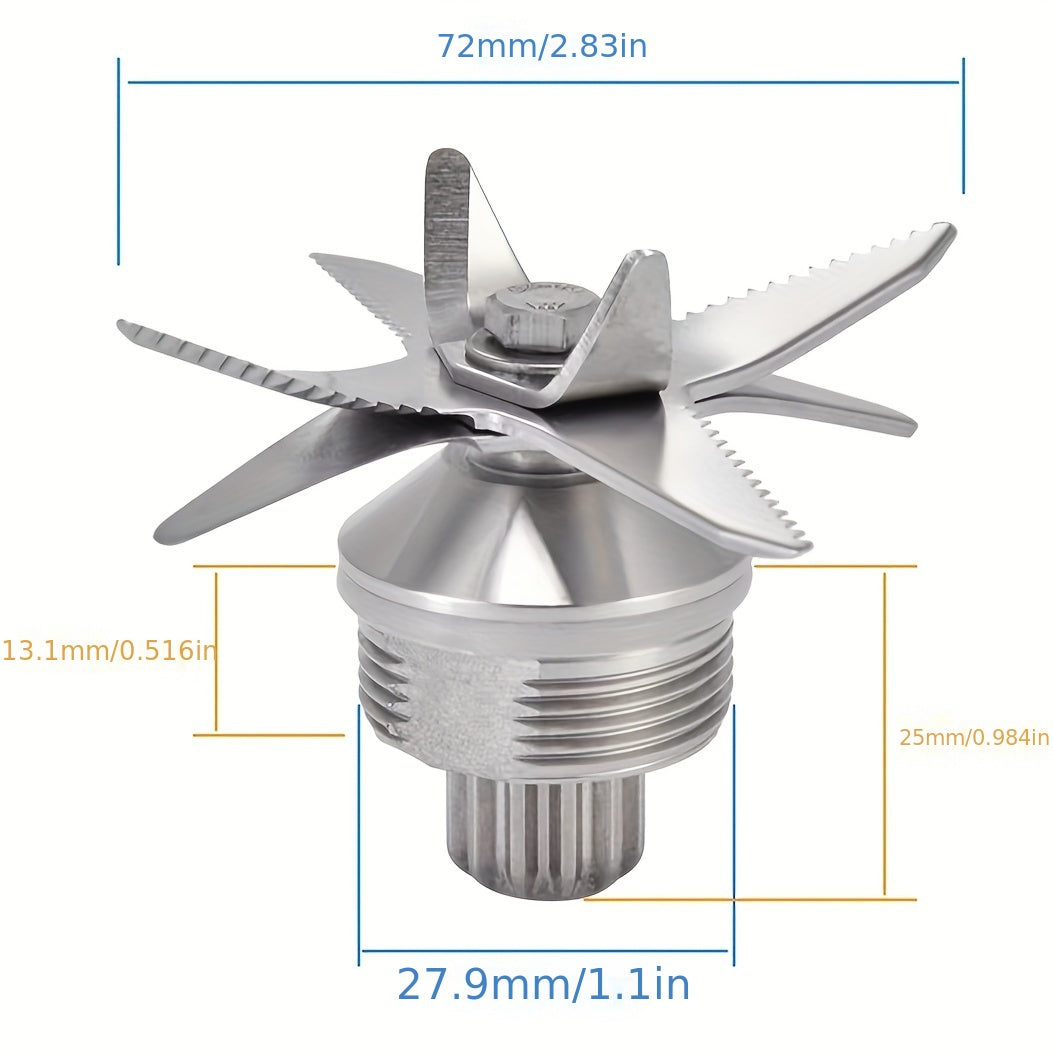Cuchillo pequeño y afilado para licuadoras y procesadores de alimentos 2L hoja universal para máquina de leche de soja