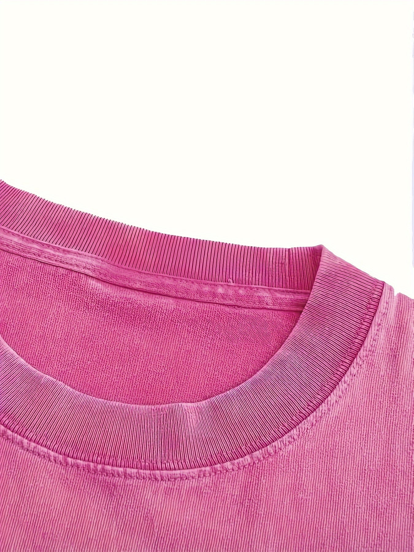 Erkaklar va ayollar uchun Retro 2-Pack og'ir paxta T-ko'ylaklar, cho'ziladigan, keng kesimli crew neck T-shirtdan iborat, yoz uchun tasodifiy qisqa yengli teplar.