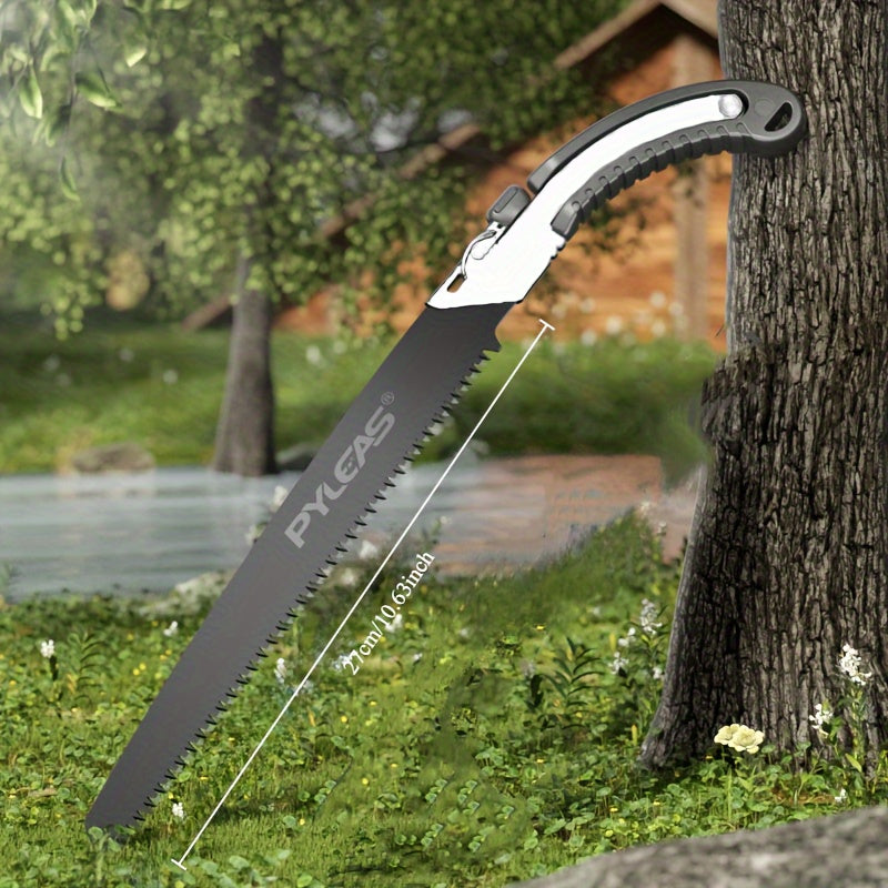 Steel Hand Saw for Metal and Lawn Care with Protective Case