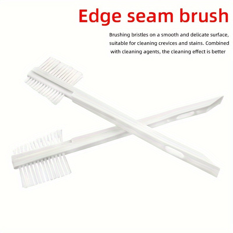 Щетка для очистки зазоров и углов внутри автомобиля, двусторонняя, прочная щетина из ПП