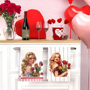 Набор из 2 кухонных полотенец Тюльпаны Блондинка Красота 45,72x66,04 см впитывающие