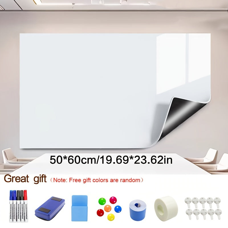 Uy yoki ofisda foydalanish uchun olib tashlanadigan magnit oq doska stikerlari, yozish va o'chirish oson. O'qitish va trening maqsadlari uchun mukammal.