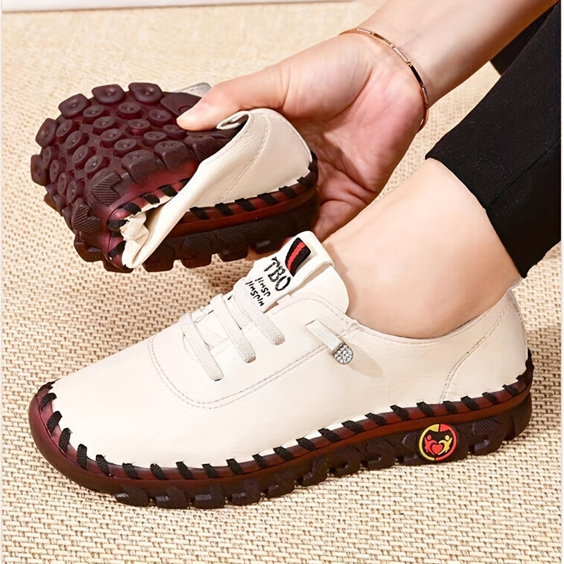 Lightweight Soft Sole Loafers for Women with Round Toe and Breathable Fabric