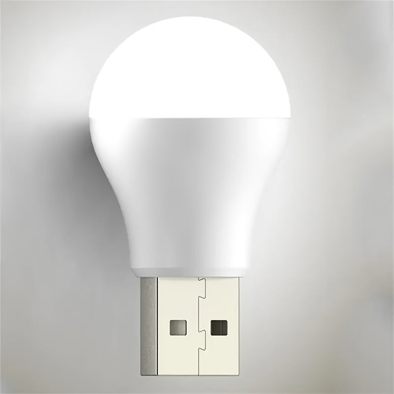 USB Night Light with Warm White Eye and Reading Light for Bedroom Kitchen Living Room
