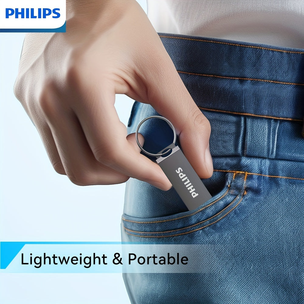 High-Speed Metal USB 2.0 Flash Drive 8GB 16GB 32GB 64GB Retractable Shockproof Antimagnetic Keyring