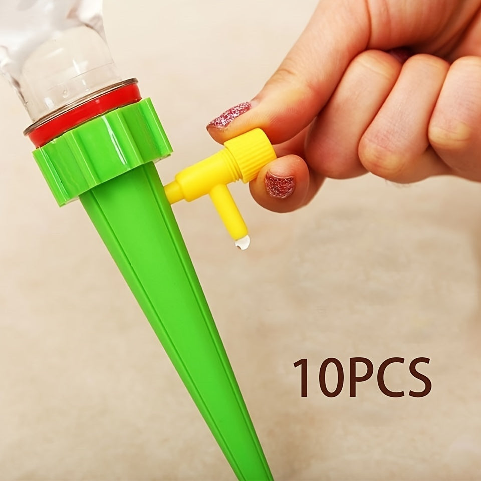 Automatic Plastic Drip Irrigation System for Potted Plants with Adjustable Watering