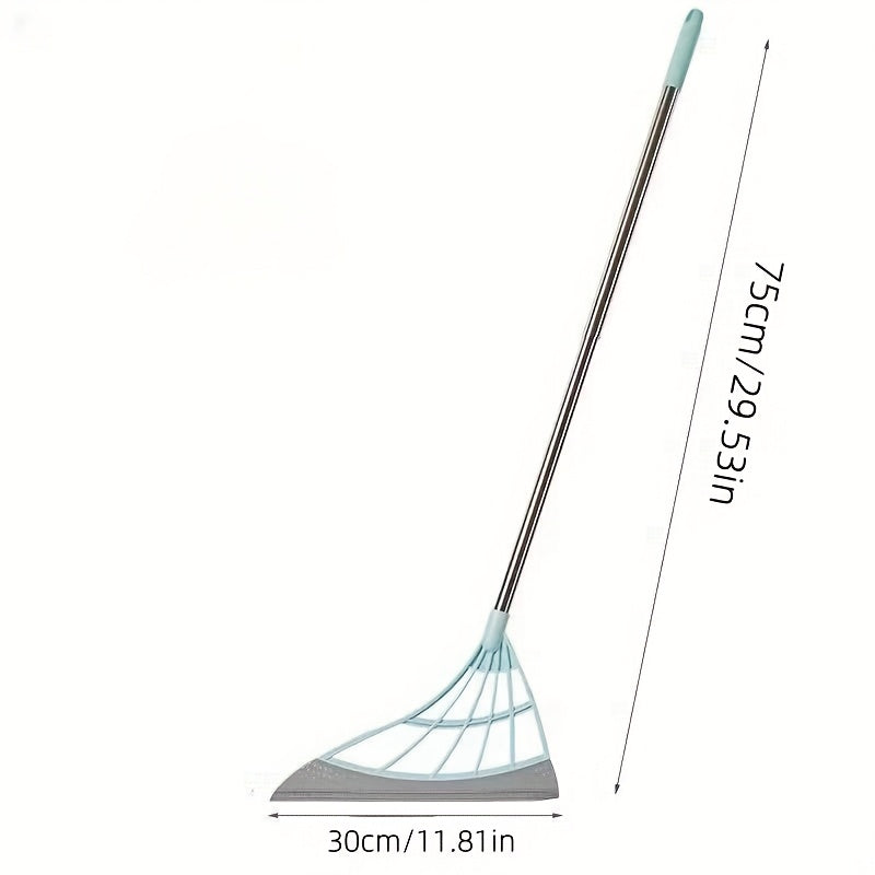 Rastrillo para cabello antiadherente de múltiples habitaciones con agua y aspirador de agua Wizard azul y blanco