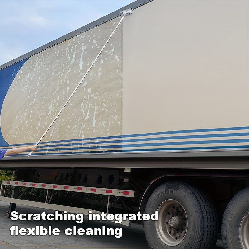 Ko'p funksiyali tozalash cho'tkasi, metall va plastikdan tayyorlangan, zanglamaydigan po'latdan yasalgan tuklar bilan. Tashqi joylar, hammom, avtomobil, patio va devorlar uchun ideal. Moslashuvchan tozalash uchun integratsiyalashgan qirqish asbobi mavjud.