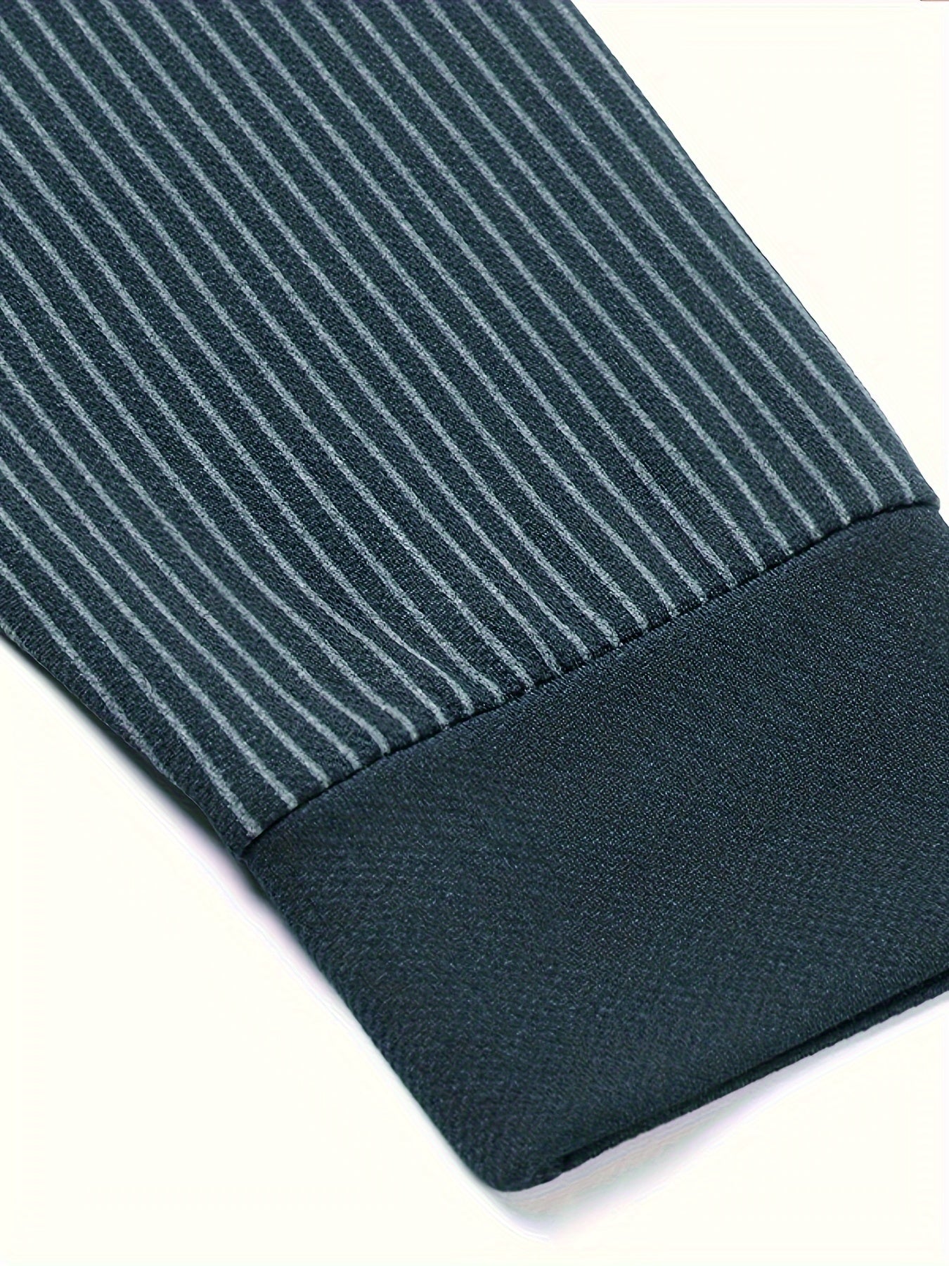 Мужская длинная рубашка для гольфа в полоску, дышащий полиэстер, повседневная, весна и осень