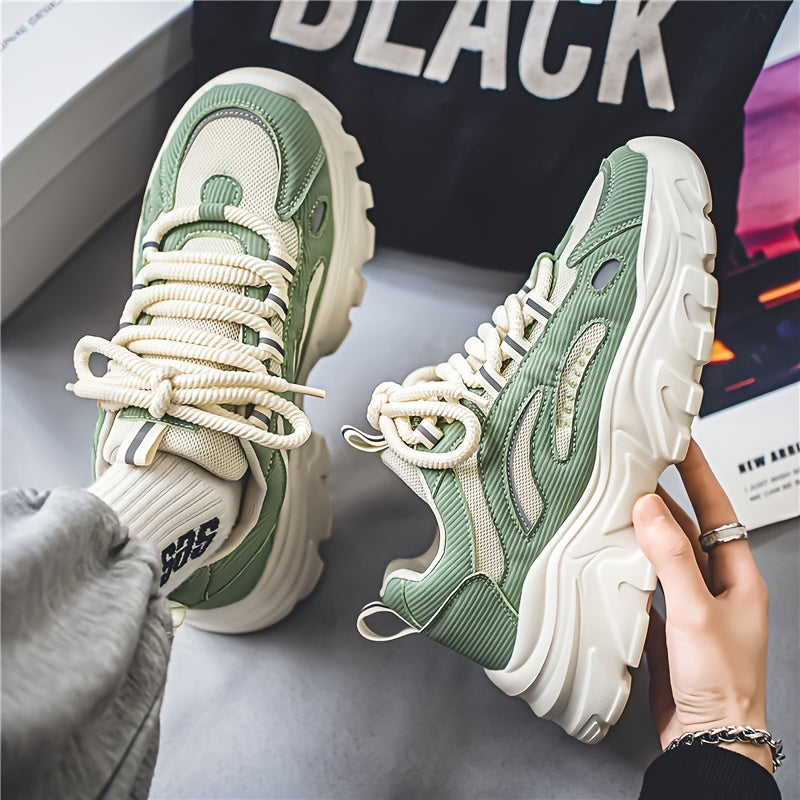 Men's Mesh Casual Sneakers for Outdoor Activities with EVA Sole