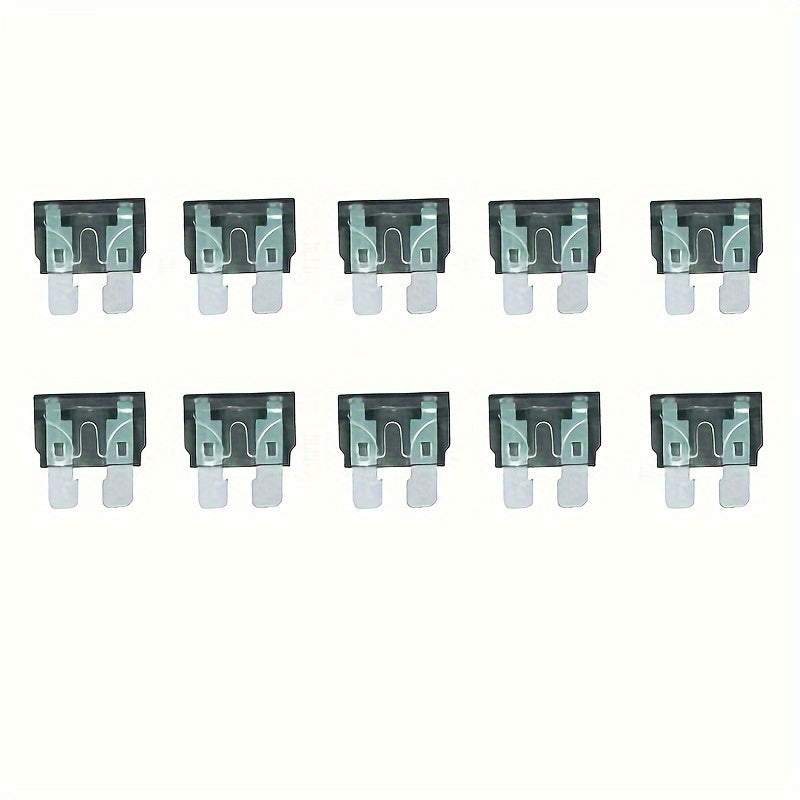 10pcs Auto Mini Car Fuses 5A-40A with Built-in Lamp Repair Tool Kit