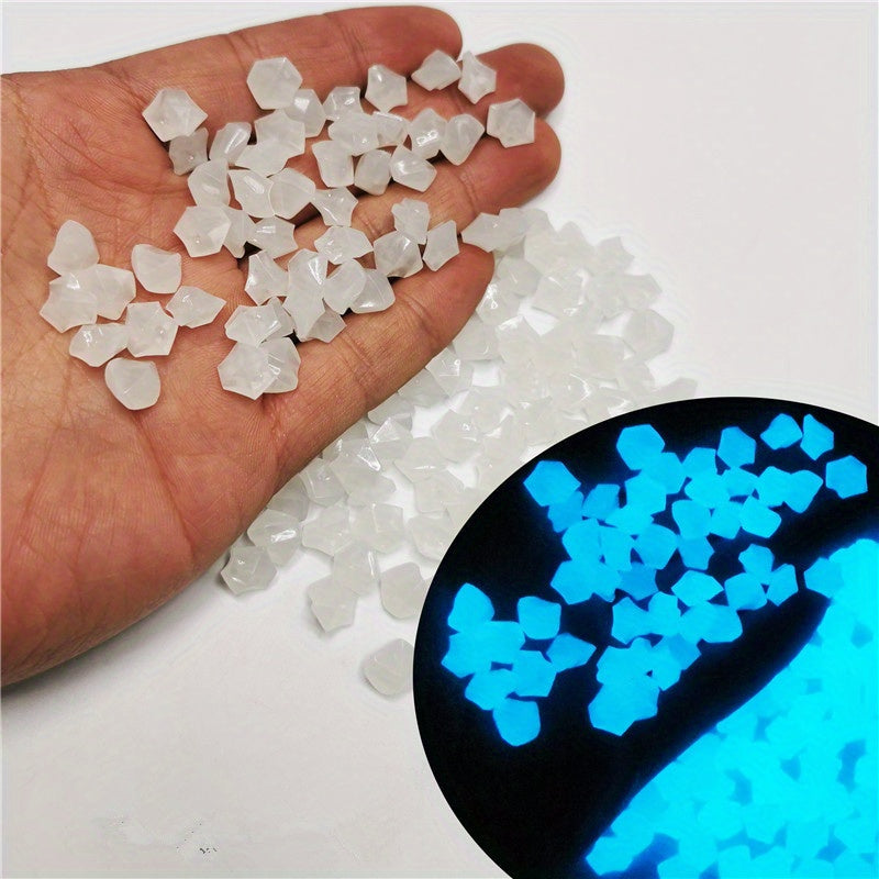 Glow-in-the-Dark Decorative Pebbles for Fish Tanks and Aquariums