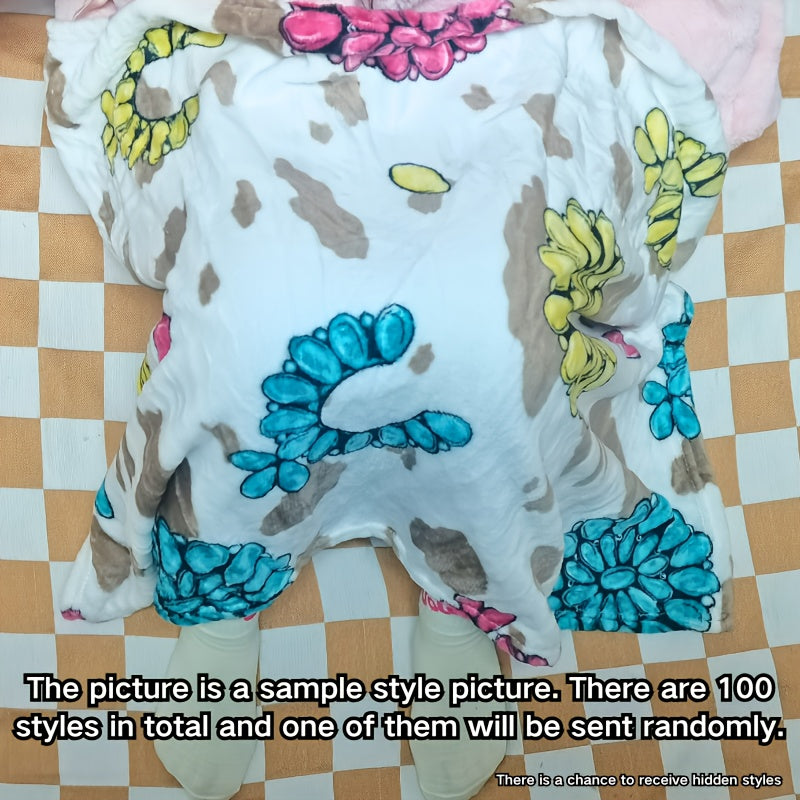 Soft Plush Coral Fleece Throw Blanket for Couch Bed Travel Gift