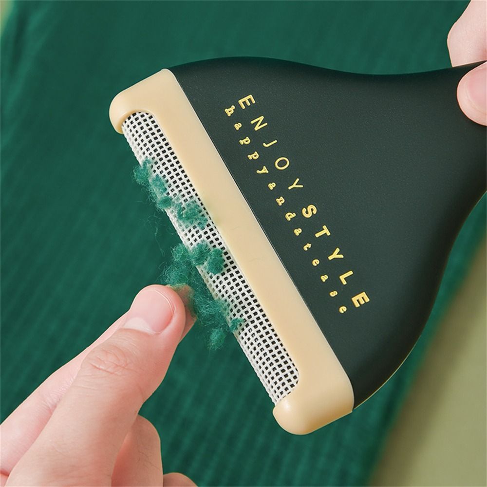 "Ikki tomonlama dizaynga ega Lint olib tashlash cho'tkasi - kiyimlar va gilamlar uchun ixcham va ko'p funksiyali fluff tozalagich, uy tozalash uchun mukammal - oq, yashil va sariq variantlar mavjud"