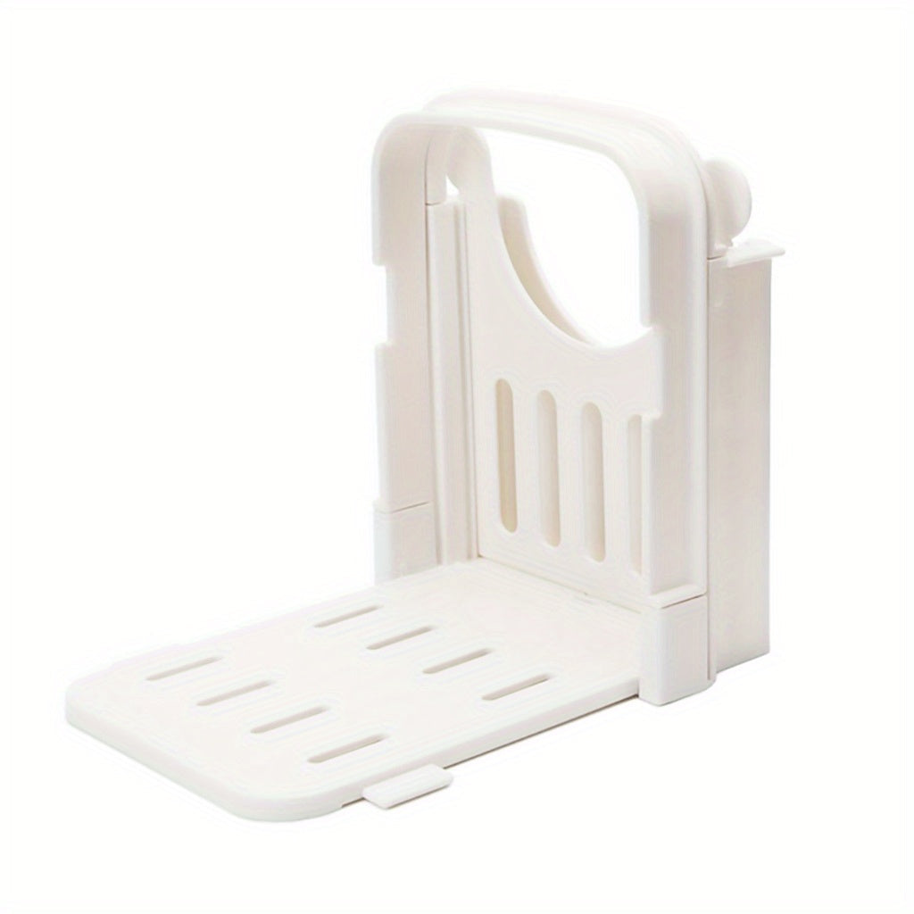 Cortador de pan plegable con 5 grosores ajustables, bolsa para pan, bagel y pan de molde