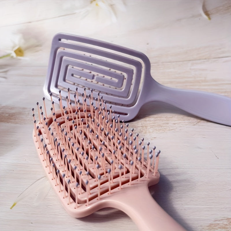 Peine antistático para cabello unisex, desenredante, de peinado, para cabello esponjoso