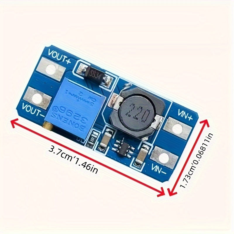 5 dona DC-DC Boost Converter Module 2-24V dan 5-28V gacha sozlanadigan bosim oshiruvchi regulator mis