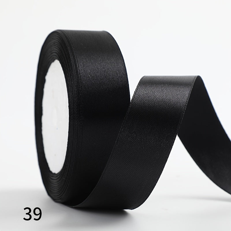 Satin Ribbon 2.5cm Wide 25 Yards Long for Gift Wrapping Wedding Decoration