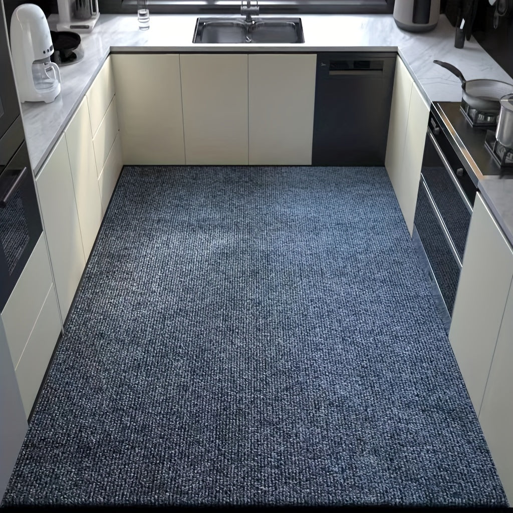 Shaxsiylashtirilgan chiziqli eshik matosi - sirpanishga qarshi orqa qismi - kirish joyi, yashash xonasi, oshxona yoki yotoqxona uchun suvga chidamli va tozalash oson - o'lchami sozlanishi mumkin va mustahkam polyester material, mashinada yuvilishi mumkin