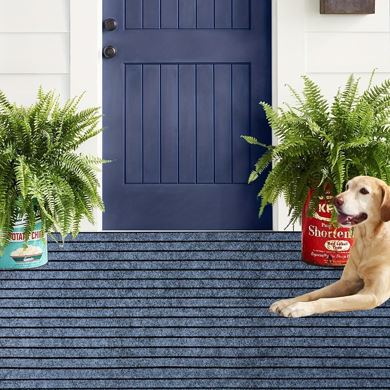 Non-Slip Waterproof Runner Rug for Indoor Outdoor High Traffic Hallways Decks