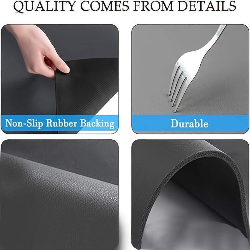 Alfombrilla de barro diatomea de uso múltiple, antideslizante, de secado rápido y resistente a las manchas