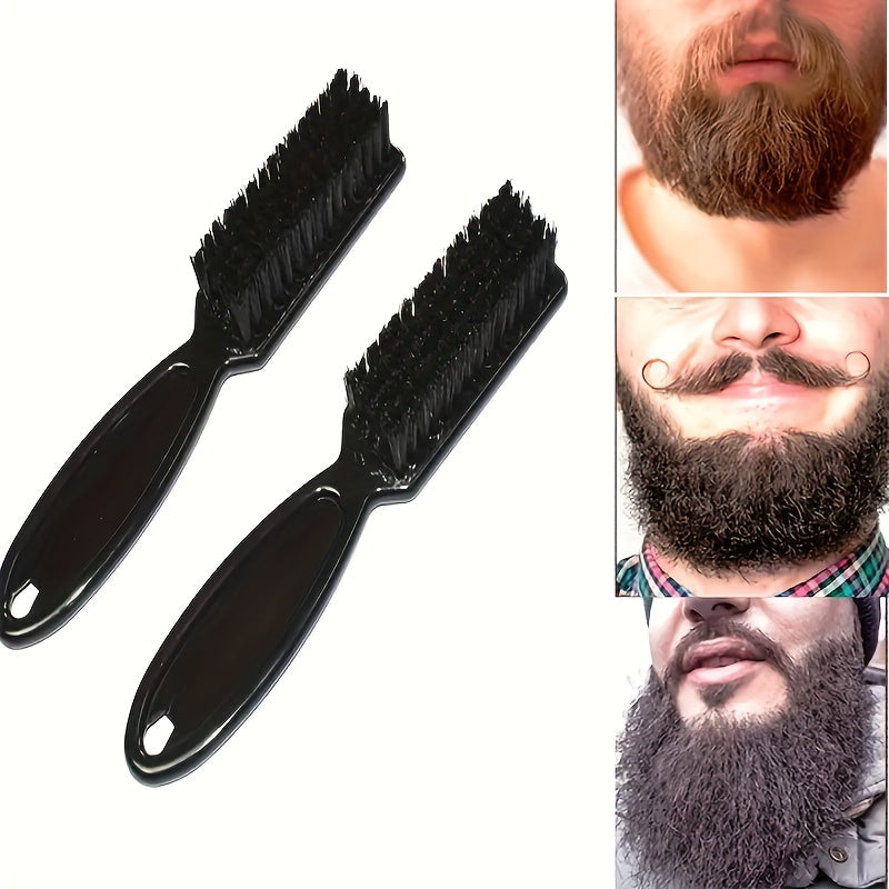 Unisex Hairdressing Tools Beard Comb and Hair Cleaning Brush Set